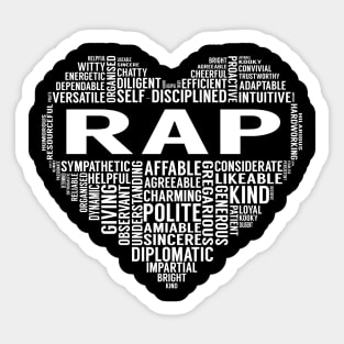 Rap Heart Sticker